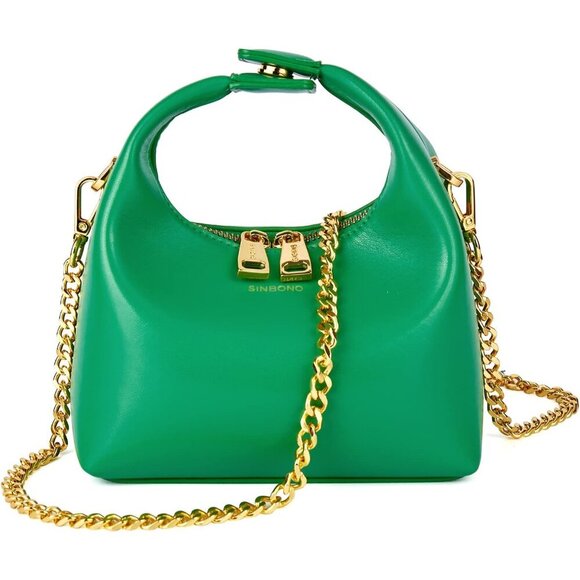 Small Vegan Leather Crossbody Shoulder Bag for Women Mini Purses - Picture 1 of 9